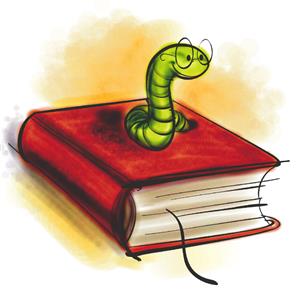 Book Worm Logo 