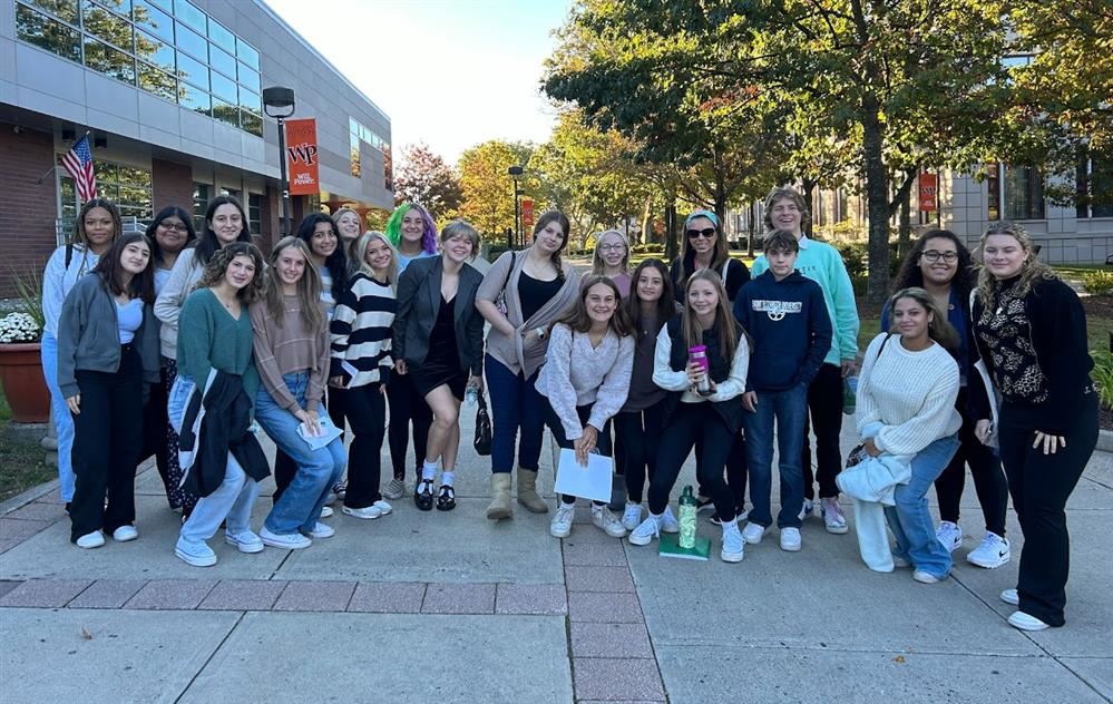  Academy students on the campus of The College of New Jersey